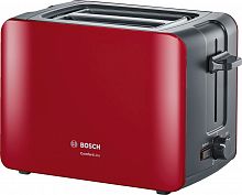 Тостер Bosch TAT6A114 1090Вт красный/черный