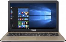 Ноутбук Asus VivoBook F540UB-GQ1515T Pentium 4417U/8Gb/1Tb/nVidia GeForce Mx110 2Gb/15.6"/HD (1366x768)/Windows 10/black/WiFi/BT/Cam