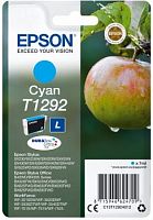 Картридж струйный Epson T1292 C13T12924012 голубой (474стр.) (7мл) для Epson SX420W/BX305F