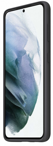 Чехол (клип-кейс) Samsung для Samsung Galaxy S21 Silicone Cover черный (EF-PG991TBEGRU) фото 3