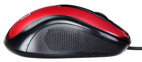 Мышь Оклик 385M черный/красный оптическая (1000dpi) USB для ноутбука (3but) фото 8