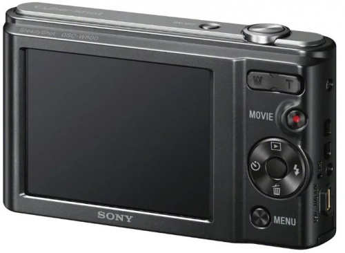 Фотоаппарат Sony Cyber-shot DSC-W800 черный 20.1Mpix Zoom5x 2.7" 720p 29Mb MS Pro/SDXC Super HAD CCD 1x2.3 IS el 5minF 30fr/s/NP-BN фото 5