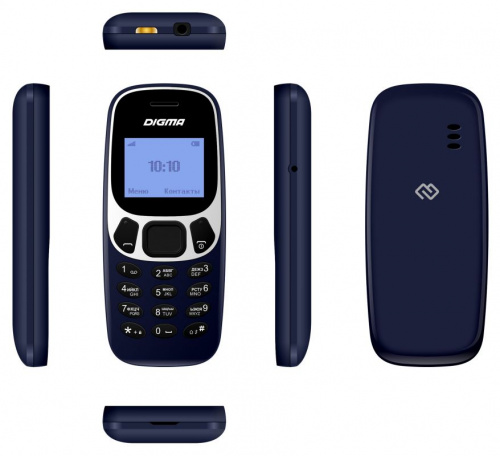 Мобильный телефон Digma Linx A105N 2G 32Mb темно-синий моноблок 1Sim 1.44" 68x96 GSM900/1800 фото 5