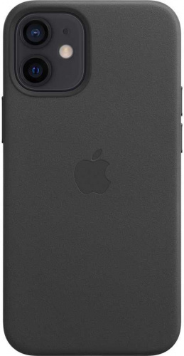 Чехол (клип-кейс) Apple для Apple iPhone 12 mini Leather Case with MagSafe черный (MHKA3ZE/A) фото 5