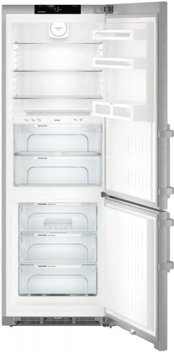 Холодильник Liebherr CBNef 5735 серебристый (двухкамерный) фото 3