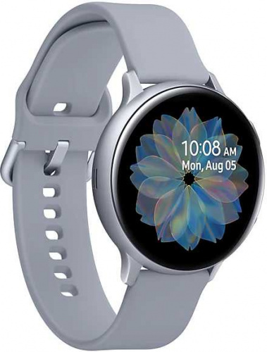 Смарт-часы Samsung Galaxy Watch Active2 44мм 1.4" Super AMOLED серебристый (SM-R820NZSASER) фото 4