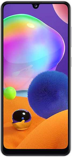 Смартфон Samsung SM-A315F Galaxy A31 128Gb 4Gb белый моноблок 3G 4G 2Sim 6.4" 1080x2400 Android 10 48Mpix 802.11 a/b/g/n/ac NFC GPS GSM900/1800 GSM1900 TouchSc MP3 microSD max512Gb
