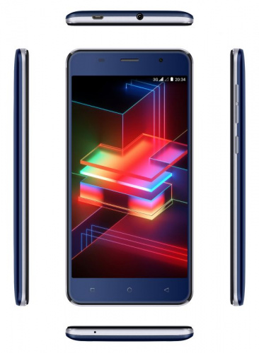 Смартфон Digma X1 Pro 3G Linx 16Gb 2Gb темно-синий моноблок 3G 2Sim 5" 720x1280 Android 8.1 8Mpix WiFi GPS GSM900/1800 GSM1900 TouchSc MP3 FM microSDXC max64Gb фото 2