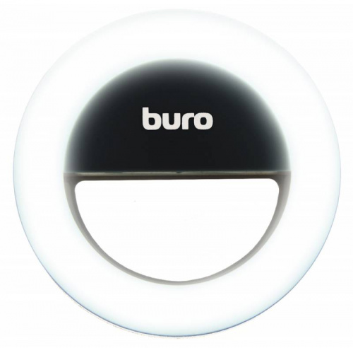 Вспышка для селфи Buro RK-14-BK черный для для планшетов и смартфонов фото 3