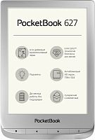 Электронная книга PocketBook 627 6" E-Ink Carta 1024x758 Touch Screen 1Ghz 512Mb/8Gb/microSDHC/подсветка дисплея серебристый
