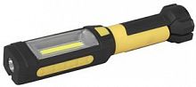 Фонарь ручной Эра RB-801 "Практик" черный/желтый 5Вт лам.:светодиод. AAAx3 (Б0027823)