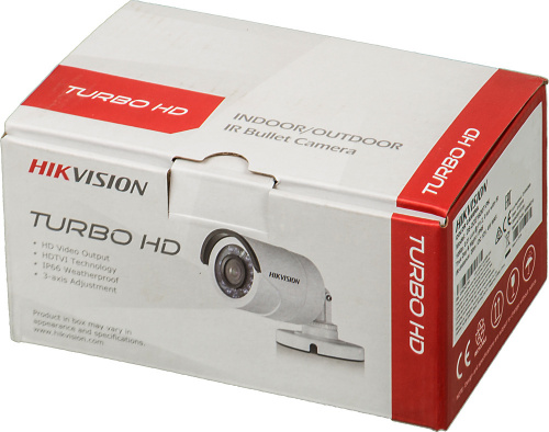 Камера видеонаблюдения Hikvision DS-2CE16D0T-PK 2.8-2.8мм HD-TVI цветная корп.:белый фото 7