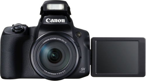 Фотоаппарат Canon PowerShot SX70 HS черный 20.3Mpix Zoom65x 3" 4K SDXC CMOS 1x2.3 IS opt turLCD rotLCD VF 10fr/s RAW 29.97fr/s HDMI/WiFi/LP-E12 фото 9