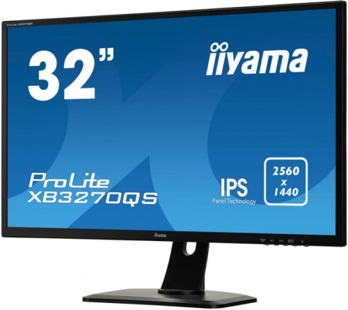 Монитор Iiyama 32" ProLite XB3270QS-B1 черный IPS 4ms 16:9 DVI HDMI M/M матовая HAS Pivot 1200:1 250cd 178гр/178гр 2560x1440 DisplayPort Ultra HD 2K (1440p) фото 9