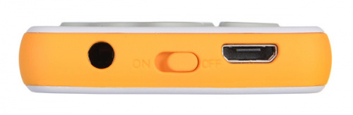 Плеер Hi-Fi Flash Digma S4 8Gb белый/оранжевый/1.8"/FM/microSDHC фото 5