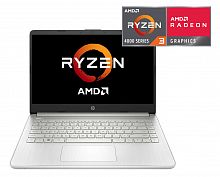 Ноутбук HP 14s-fq0035ur Ryzen 3 4300U/8Gb/SSD512Gb/AMD Radeon/14"/IPS/FHD (1920x1080)/Free DOS/silver/WiFi/BT/Cam