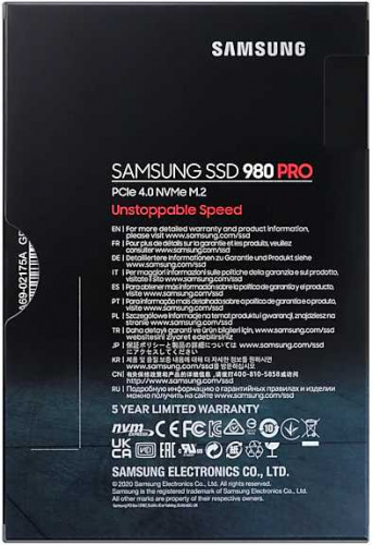 Накопитель SSD Samsung PCIe 4.0 x4 500GB MZ-V8P500BW 980 PRO M.2 2280 фото 6