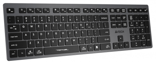 Клавиатура A4Tech Fstyler FBX50C черный USB беспроводная BT/Radio slim Multimedia (FBX50C GREY) фото 8