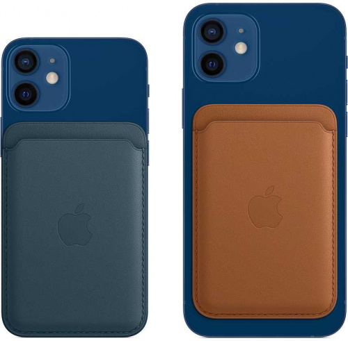 Чехол (футляр) Apple для Apple iPhone 12/12 Pro/12 mini/12 Pro Max Leather Wallet with MagSafe черный (MHLR3ZE/A) фото 3