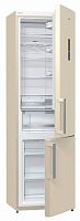 Холодильник Gorenje NRK6201MC-0 бежевый/серебристый (двухкамерный)