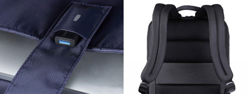 Рюкзак для ноутбука 15" Xiaomi Mi Business Backpack черный полиэстер/нейлон (ZJB4064GL) фото 9