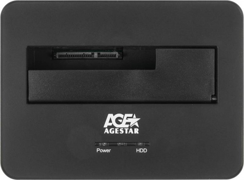 Док-станция для HDD AgeStar 3UBT7 SATA III USB3.0 пластик/алюминий серебристый 1 фото 3