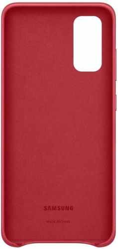 Чехол (клип-кейс) Samsung для Samsung Galaxy S20 Leather Cover красный (EF-VG980LREGRU) фото 2