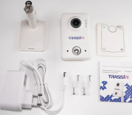 Видеокамера IP Trassir TR-D7111IR1W 3.6-3.6мм цветная корп.:белый фото 4