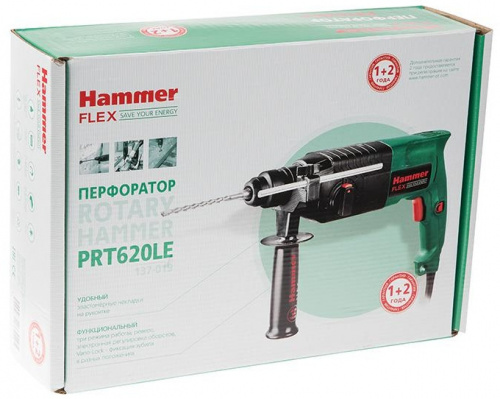 Перфоратор Hammer Flex PRT620LE патрон:SDS-plus уд.:2Дж 620Вт фото 3