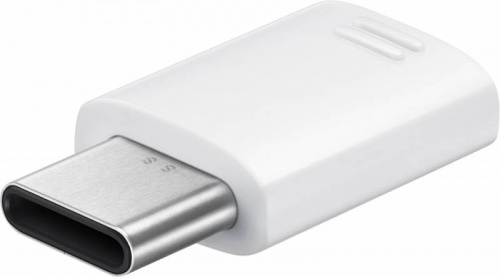 Переходник Samsung EE-GN930 EE-GN930BWRGRU micro USB (f)-USB Type-C (m) белый фото 2