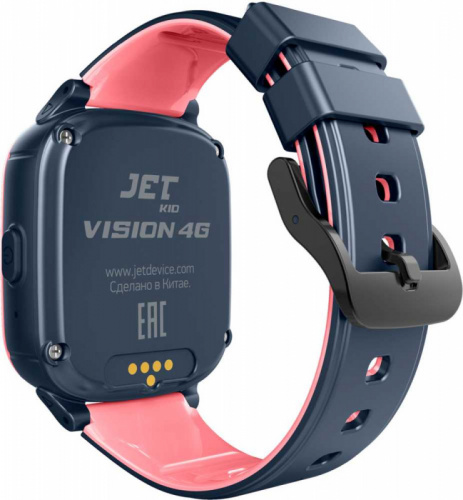Смарт-часы Jet Kid Vision 4G 1.44" TFT розовый (VISION 4G PINK+GREY) фото 4