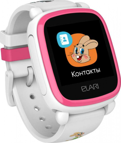 Смарт-часы Elari KidPhone Ну, погоди! 1.4" белый фото 6