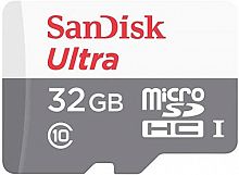Флеш карта microSDHC 32Gb Class10 Sandisk SDSQUNR-032G-GN3MN Ultra w/o adapter