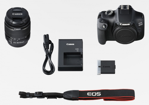 Зеркальный Фотоаппарат Canon EOS 4000D KIT черный 18Mpix 18-55mm f/3.5-5.6 2.7" 1080p Full HD SDXC Li-ion (с объективом) фото 7