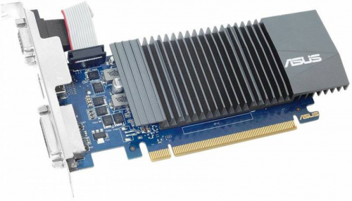Видеокарта Asus PCI-E GT710-SL-1GD5 NVIDIA GeForce GT 710 1024Mb 32 GDDR5 954/5012 DVIx1/HDMIx1/CRTx1/HDCP Ret фото 2