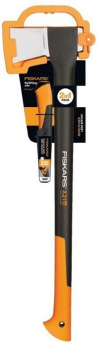 Топор Fiskars Х21 средний черный/оранжевый в комплекте:нож (1025436) фото 2