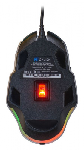 Мышь Оклик 915G HELLWISH V2 черный/серый оптическая (4800dpi) USB (6but) фото 6