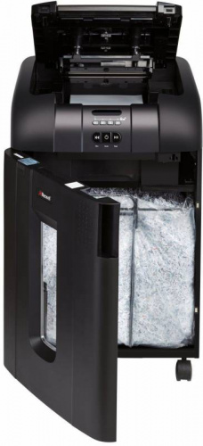 Шредер Rexel Auto+ 600M с автоподачей (секр.P-5)/фрагменты/600лист./80лтр./скрепки/скобы/пл.карты/CD фото 2