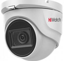Камера видеонаблюдения аналоговая HiWatch DS-T803 2.8-2.8мм HD-CVI HD-TVI цветная корп.:белый (DS-T803 (2.8 MM))