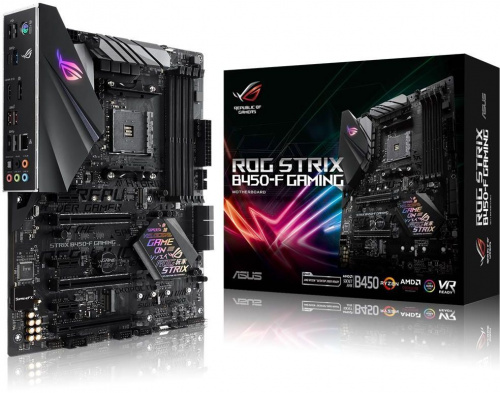 Материнская плата Asus ROG STRIX B450-F GAMING Soc-AM4 AMD B450 4xDDR4 ATX AC`97 8ch(7.1) GbLAN RAID+HDMI+DP фото 6
