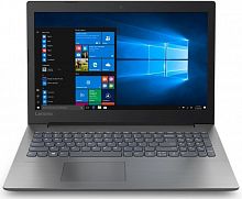 Ноутбук Lenovo IdeaPad 330-15IGM Pentium Silver N5000/4Gb/SSD128Gb/Intel UHD Graphics 605/15.6"/TN/HD (1366x768)/Windows 10/black/WiFi/BT/Cam