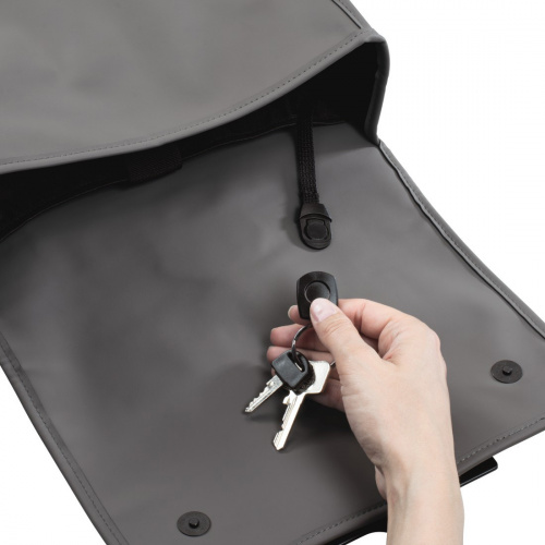 Рюкзак для ноутбука 15.6" Hama Perth серый/серый полиуретан (00185691) (упак.:1шт) фото 4
