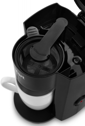 Кофеварка капельная Kitfort KT-763 350Вт черный фото 4