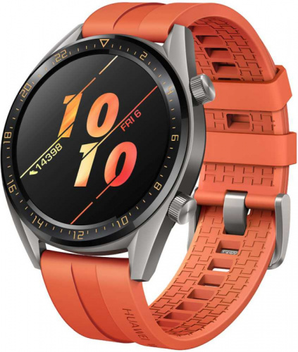 Смарт-часы Huawei Watch GT Active 46мм 1.4" AMOLED оранжевый (55023850) фото 2