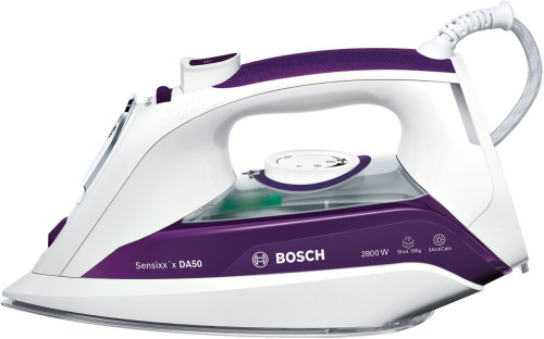Утюг Bosch TDA5028020 2800Вт белый/фиолетовый фото 2