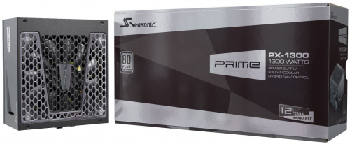 Блок питания Seasonic ATX 1300W PRIME PX-1300 80+ platinum 24+2x(4+4) pin 135mm fan 14xSATA Cab Manag RTL фото 6