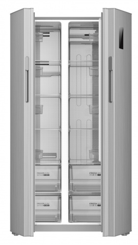 Холодильник Hyundai CS5005FV нержавеющая сталь (двухкамерный) фото 3