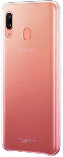 Чехол (клип-кейс) Samsung для Samsung Galaxy A20 Gradation Cover розовый (EF-AA205CPEGRU) фото 3