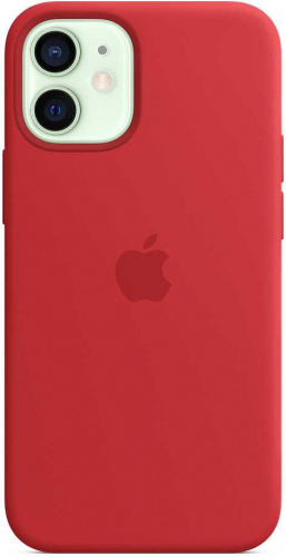 Чехол (клип-кейс) Apple для Apple iPhone 12 mini Silicone Case with MagSafe красный (MHKW3ZE/A) фото 2