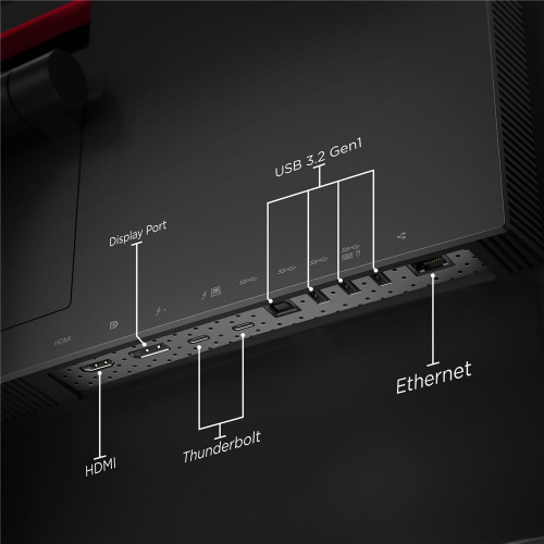 Монитор Lenovo 39.7" ThinkVision P40w-20 черный IPS 4ms 21:9 HDMI HAS Pivot 300cd 178гр/178гр 5120x2160 DisplayPort USB 14.6кг фото 3